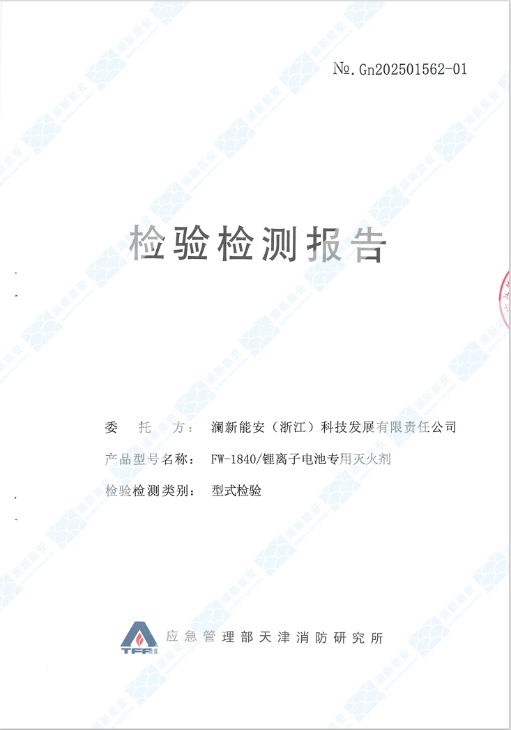 型式检验报告